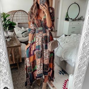 Boho patchwork dress